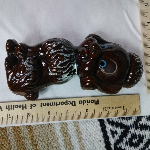 VINTAGE DOGGIE GLASS ART DECOR COLLECTIBLE - Picture 11 of 13